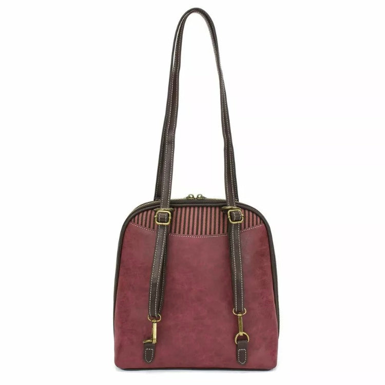 Casual Look With A Brahmin Burgundy Bag