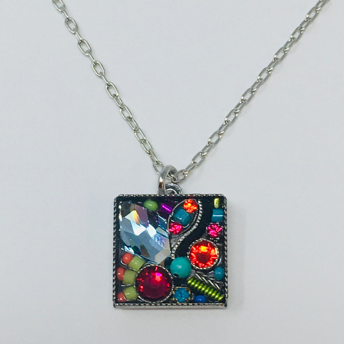 Luxe Small Square Necklace