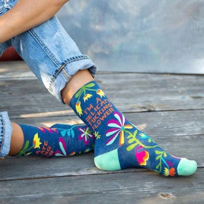 Delicate F***ing Flower Women&#39;s Socks