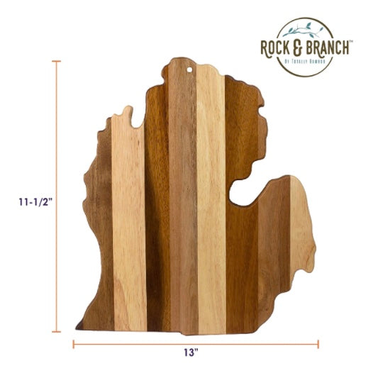 Michigan Cutting &amp; Serving Board Shiplap Series