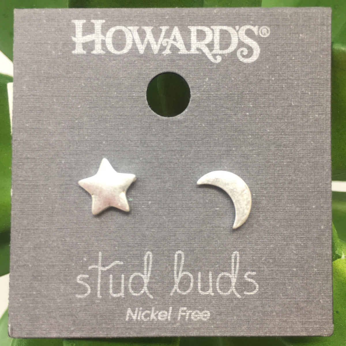 Moon &amp; Star Stud Buds Earrings