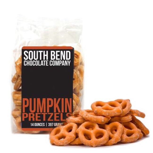Pumpkin Pretzels 14oz Bag — The Southbend Chocolate Co