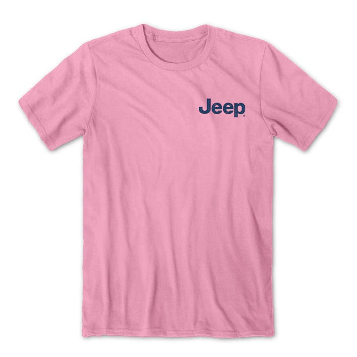 Pink Jeep Sunset TShirt