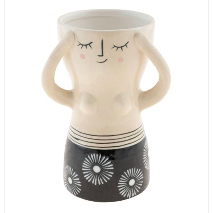 Reyna Busty Lady Vase
