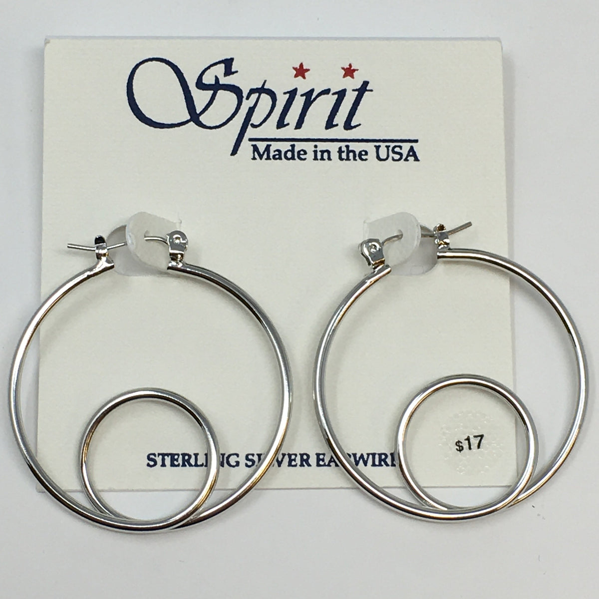Double Circle Hoop Earrings Spirit