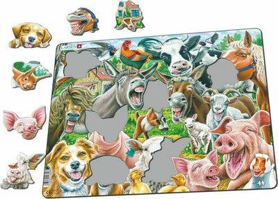 Happy Farm 33 pc Educational Puzzle Board