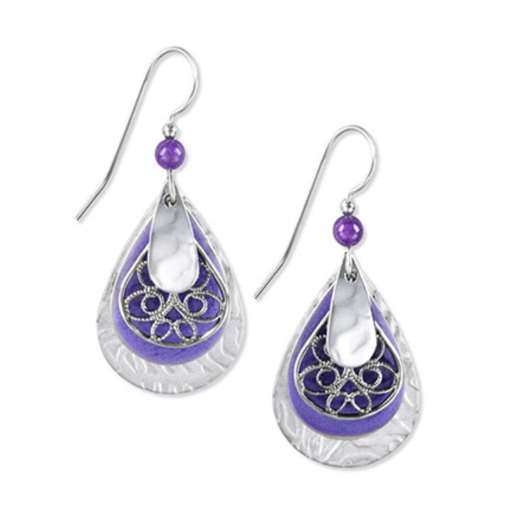Lg Tears w/ Filigree Earrings