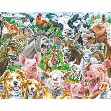 Happy Farm 33 pc Educational Puzzle Board