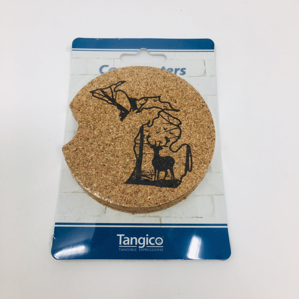 Cork Car Coasters 2 pack