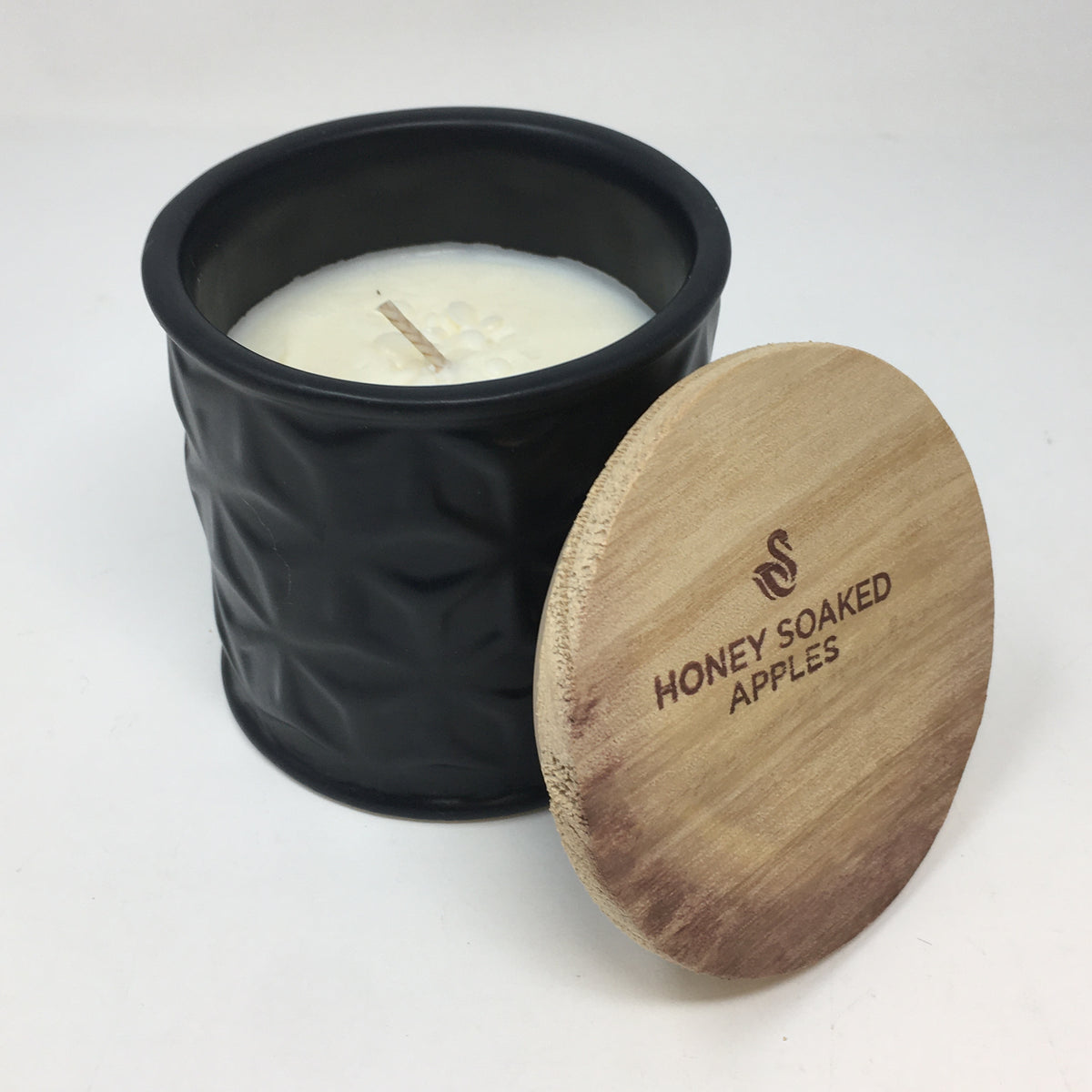 Short Round Black Candle Collection