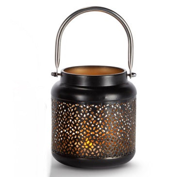 5.12&quot;H Metal Lantern