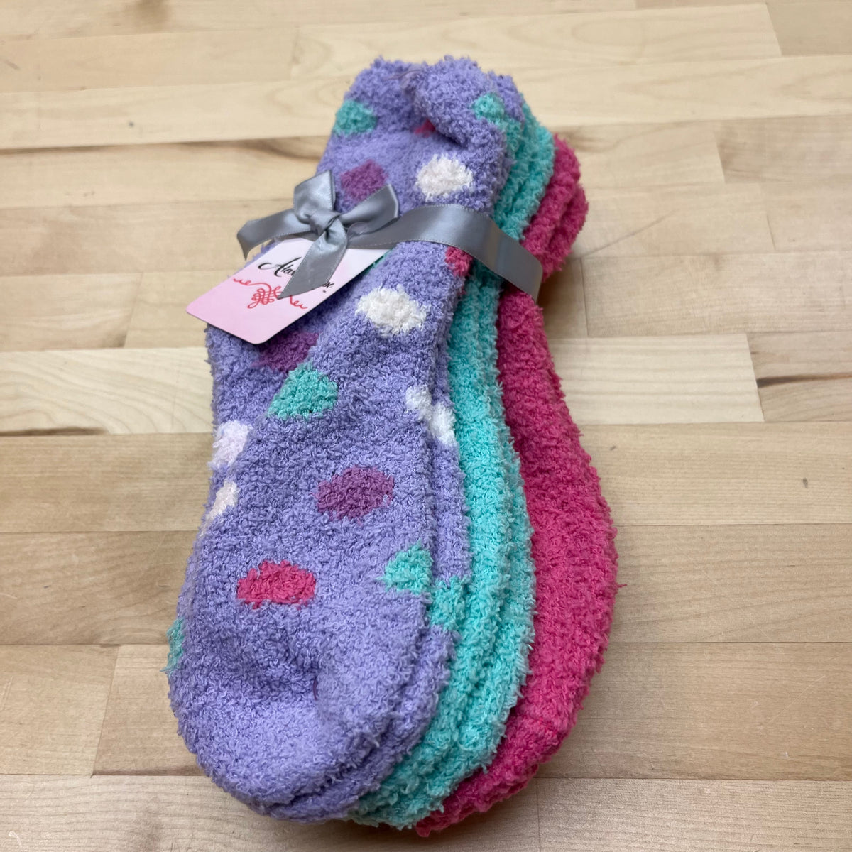 3pk Alexa Rose Soft Sock
