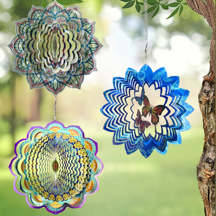 Boho Hanging Kinetic Wind Spinner