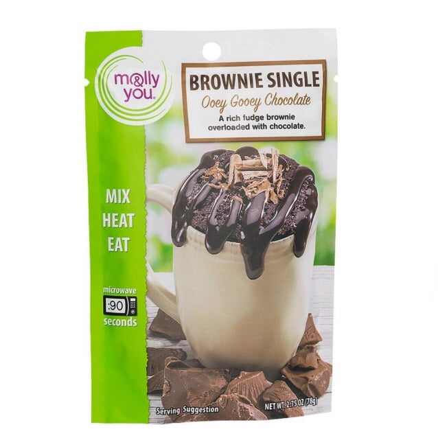 Brownie Singles Microwave Mix