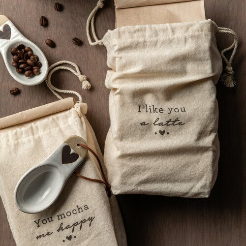 Heart Coffee Bag w/ Scoop