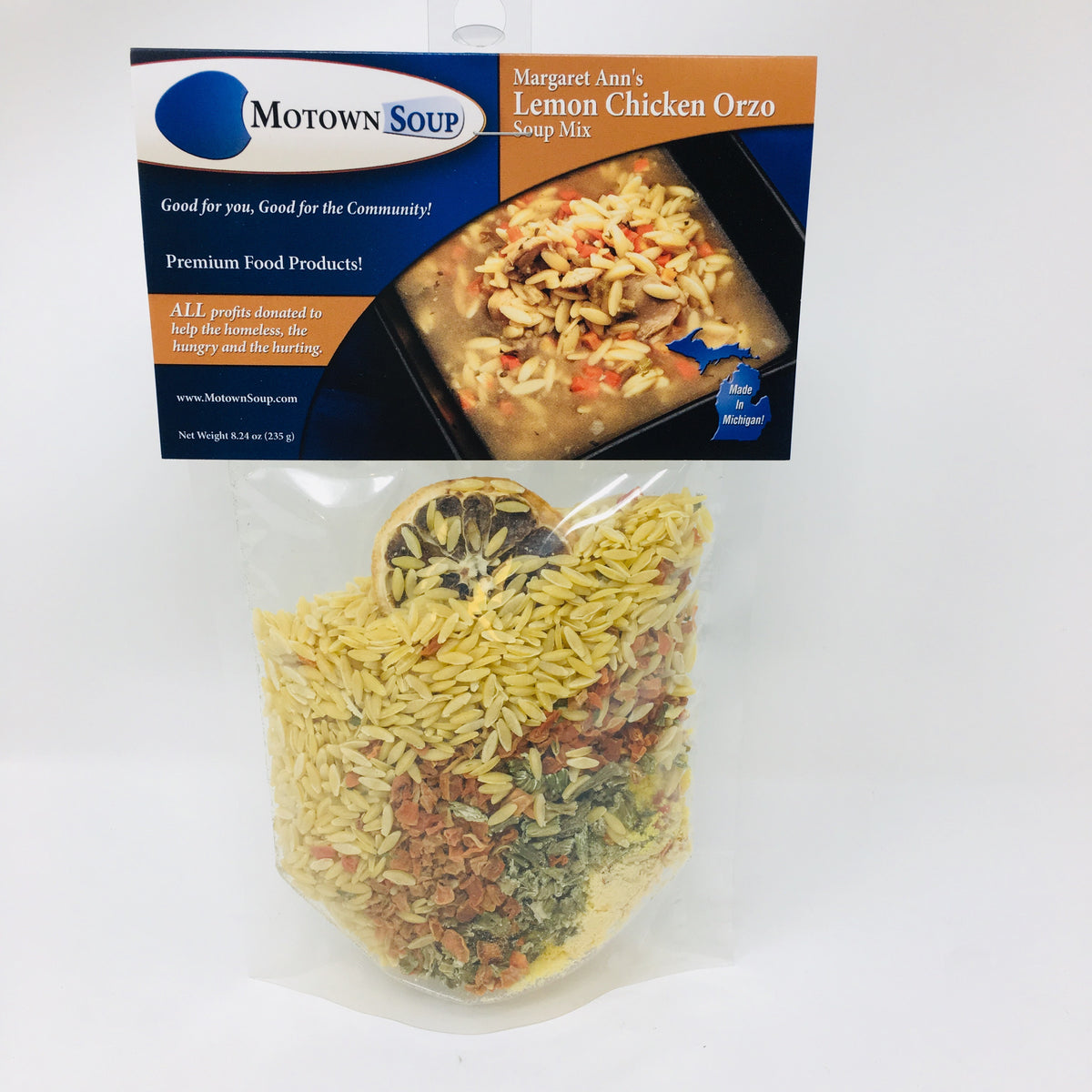 Lemon Chicken Orzo Soup Mix