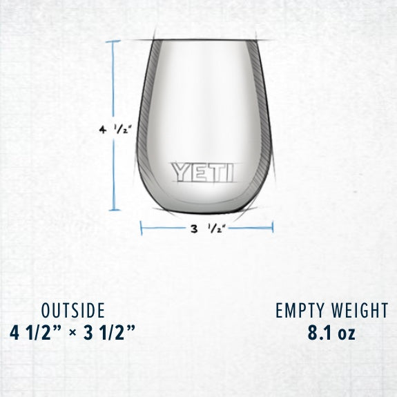 Yeti 10oz Rambler Wine Tumbler