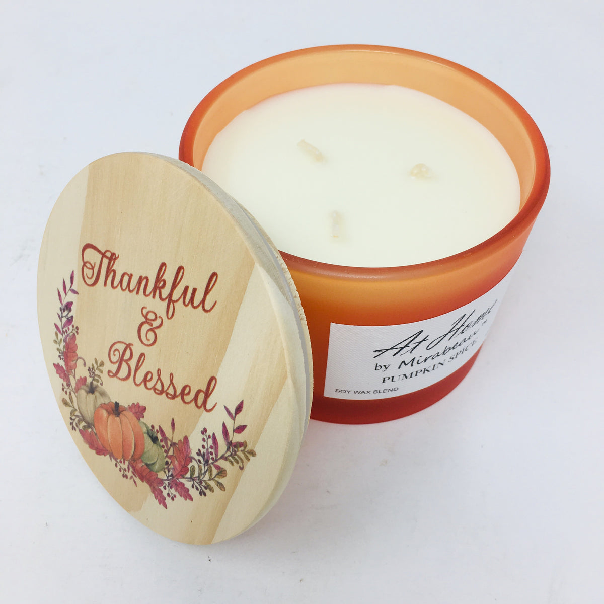 12oz Fall Soy Candles w/ Essential Oil