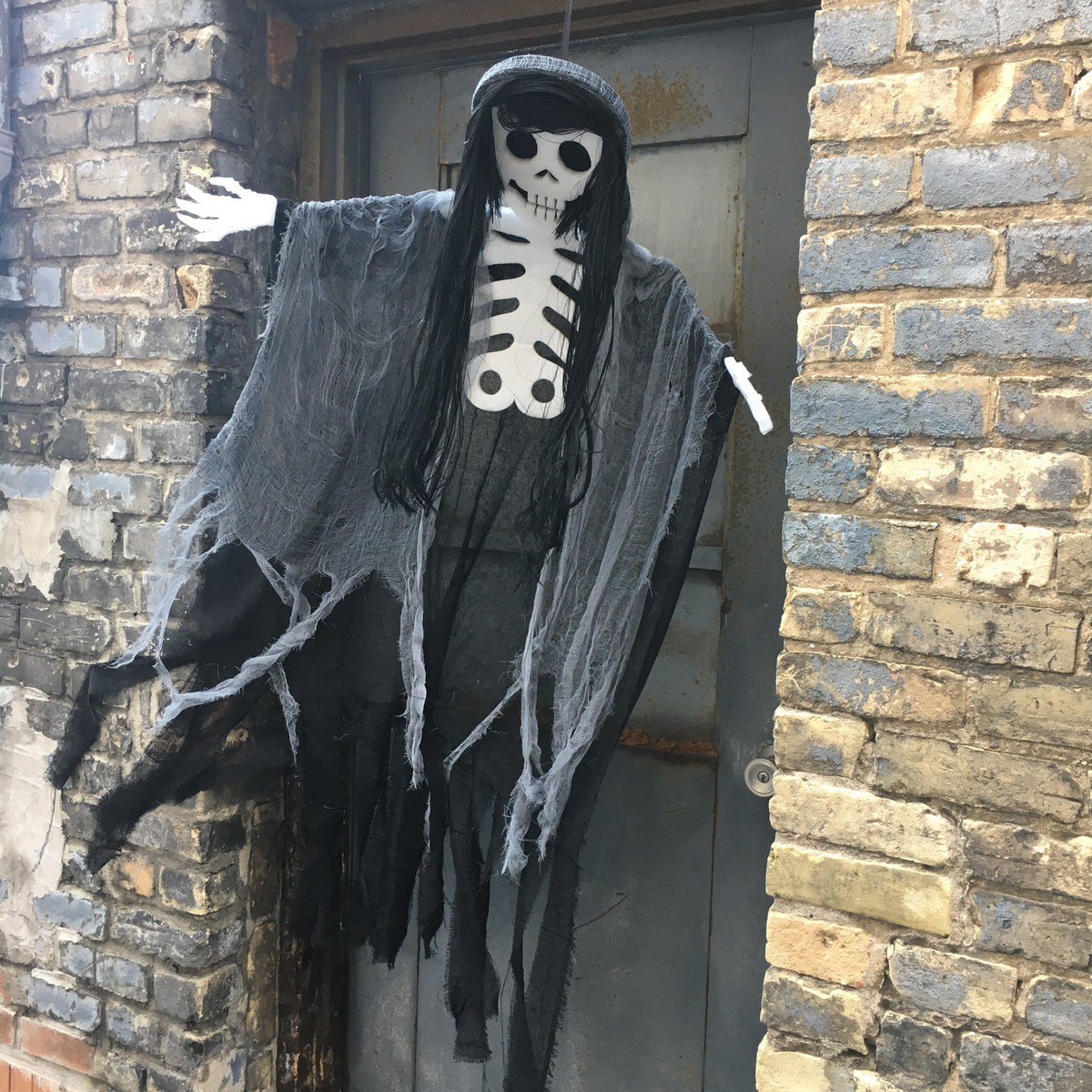 53&quot; Poly/Foam Hanging Skeleton