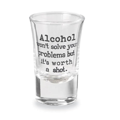 Alcohol Printed Shot Glass