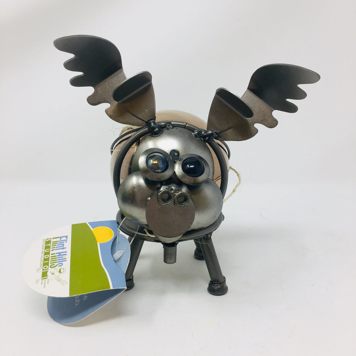 Animal Gazing Ball Garden Stake