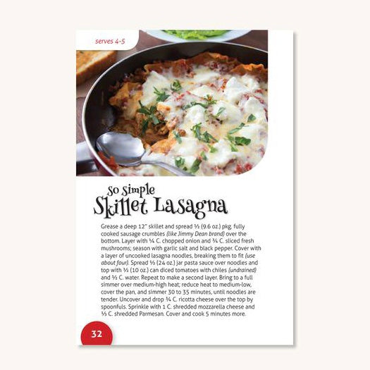 Dump &amp; Bake Dinners Cookbook