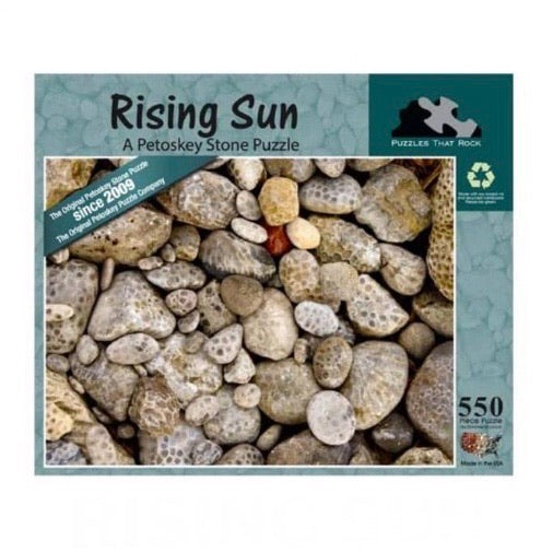Rising Sun Petoskey Stone 550 pc Puzzle