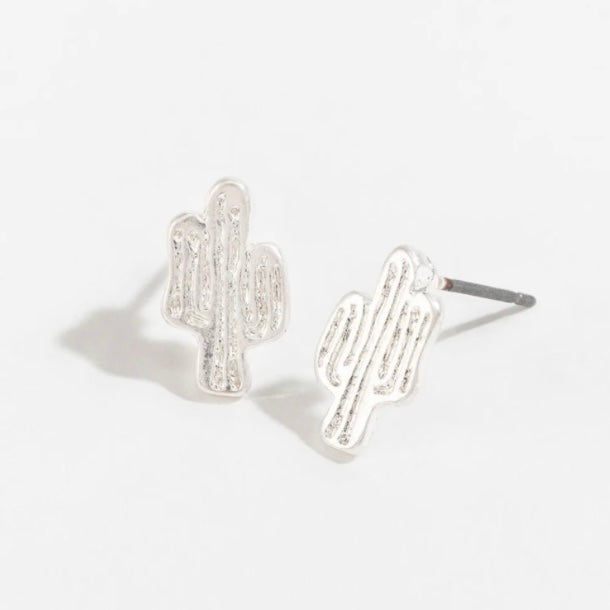 Cactus Stud Bud Earrings