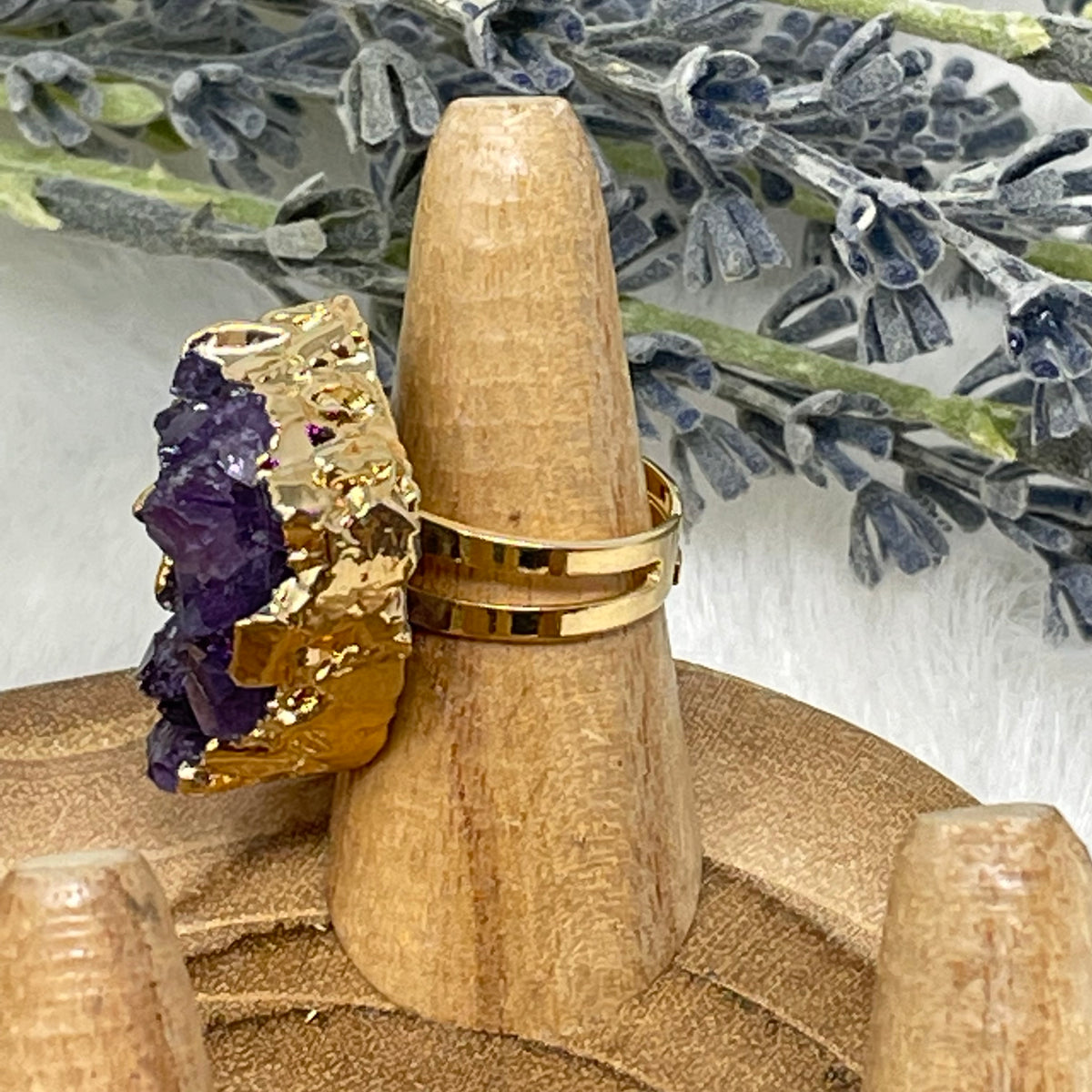 Lg Amethyst Ring