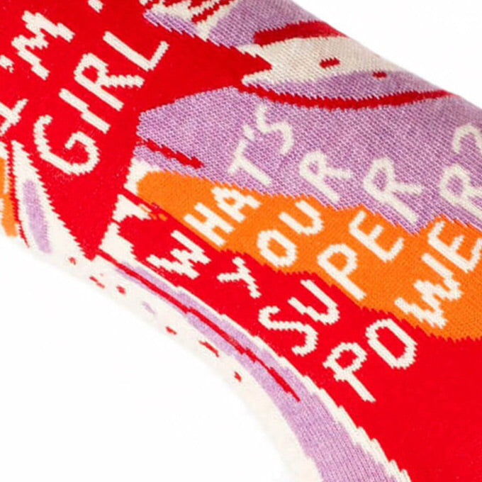 I&#39;m A Girl Super Power Women&#39;s Socks