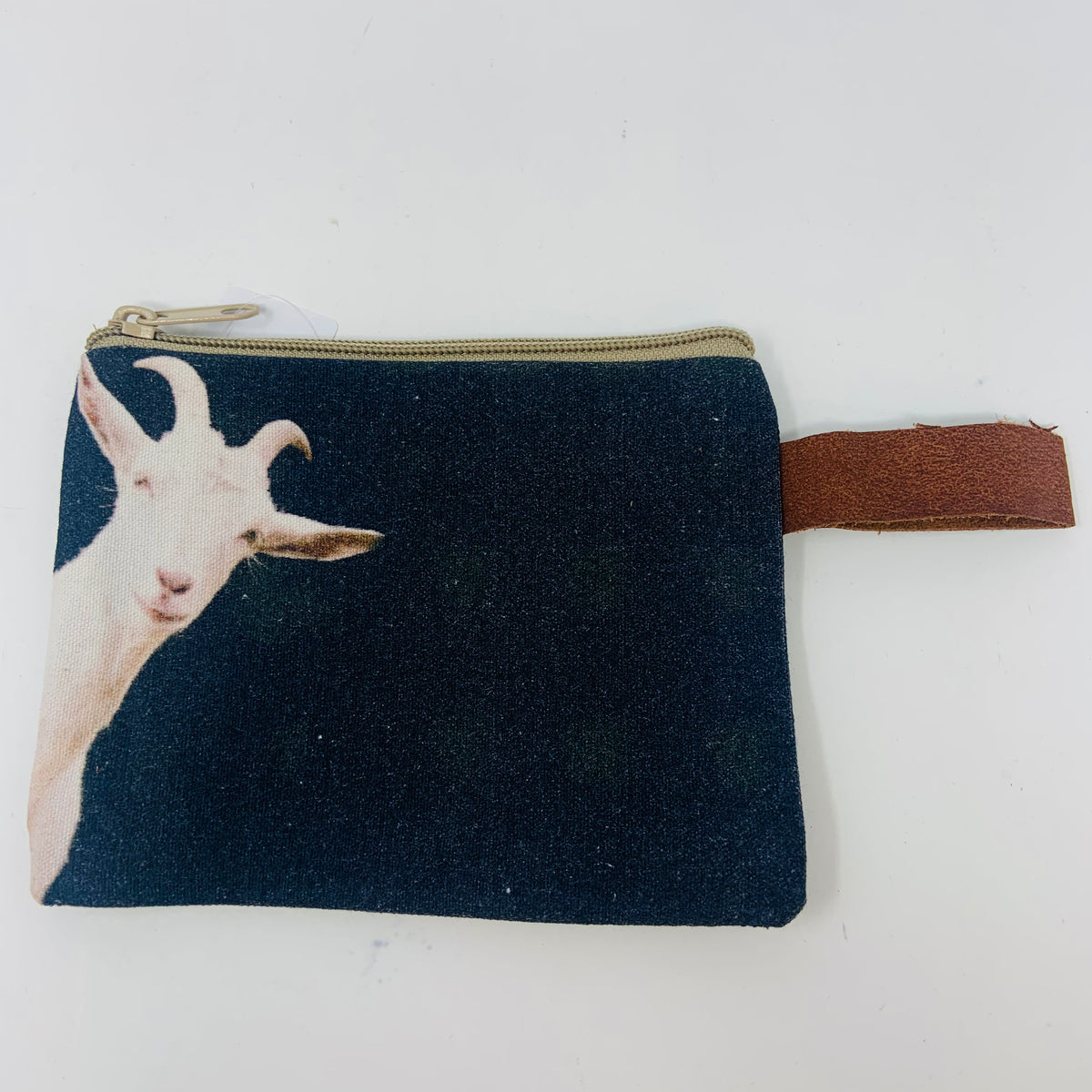 Medium Canvas Goat Pouch
