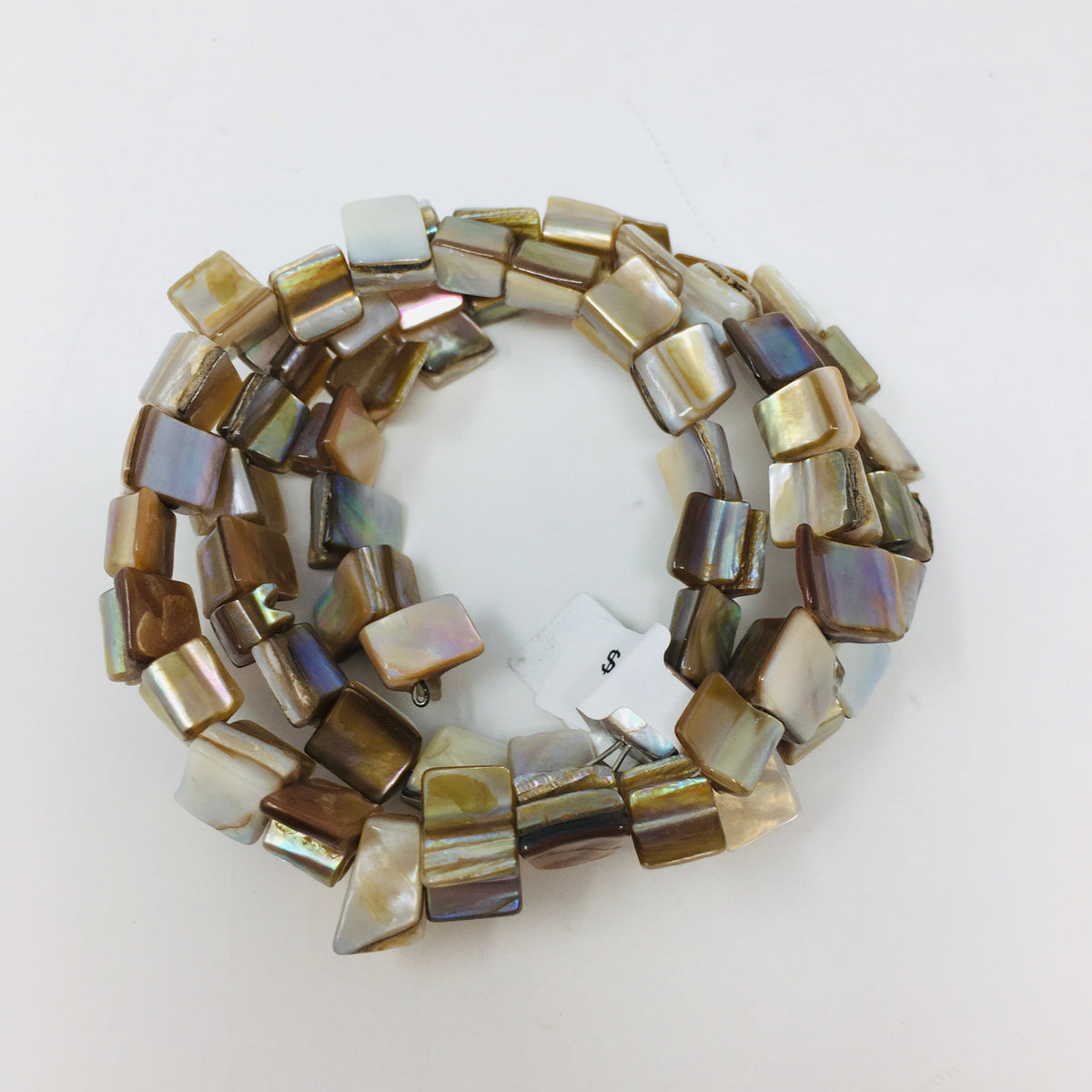 Nugget Shell Spiral Bracelet