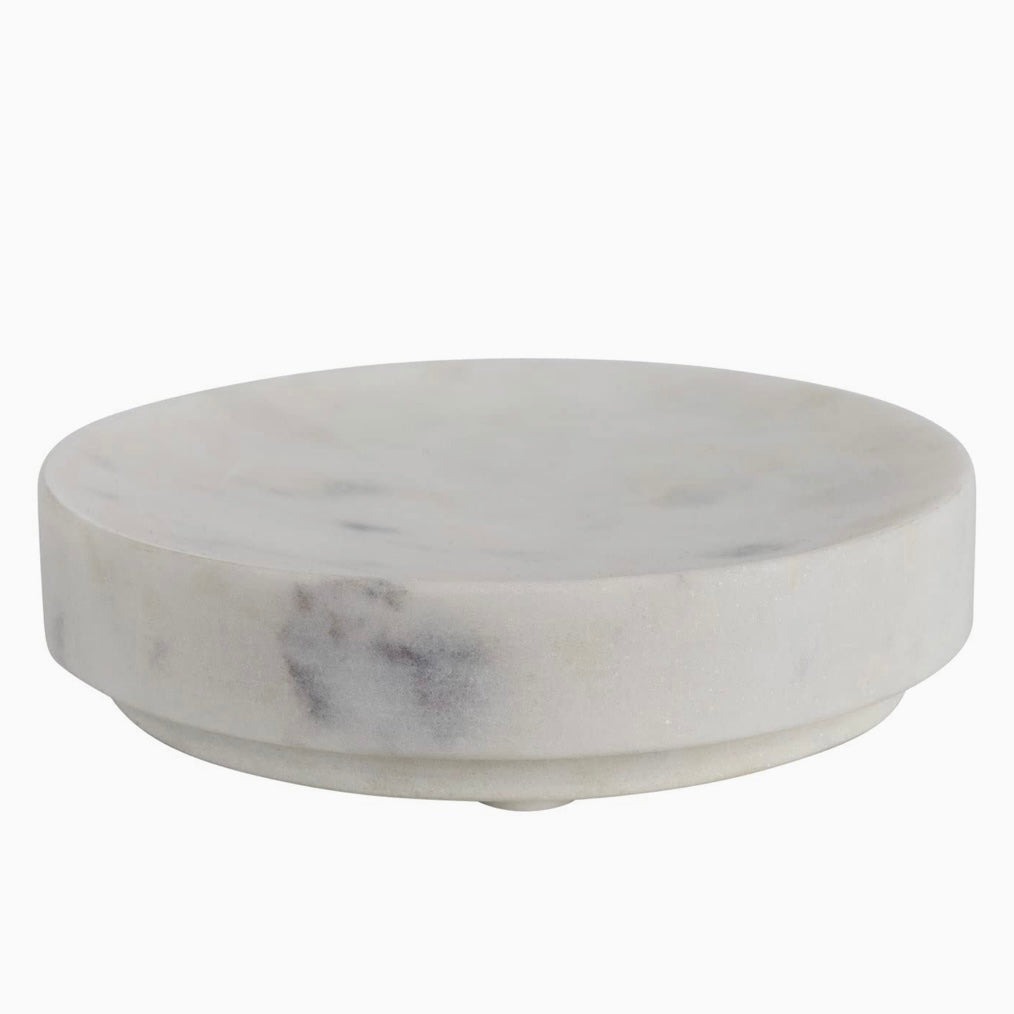 5&quot; Round Marble Soap Dish