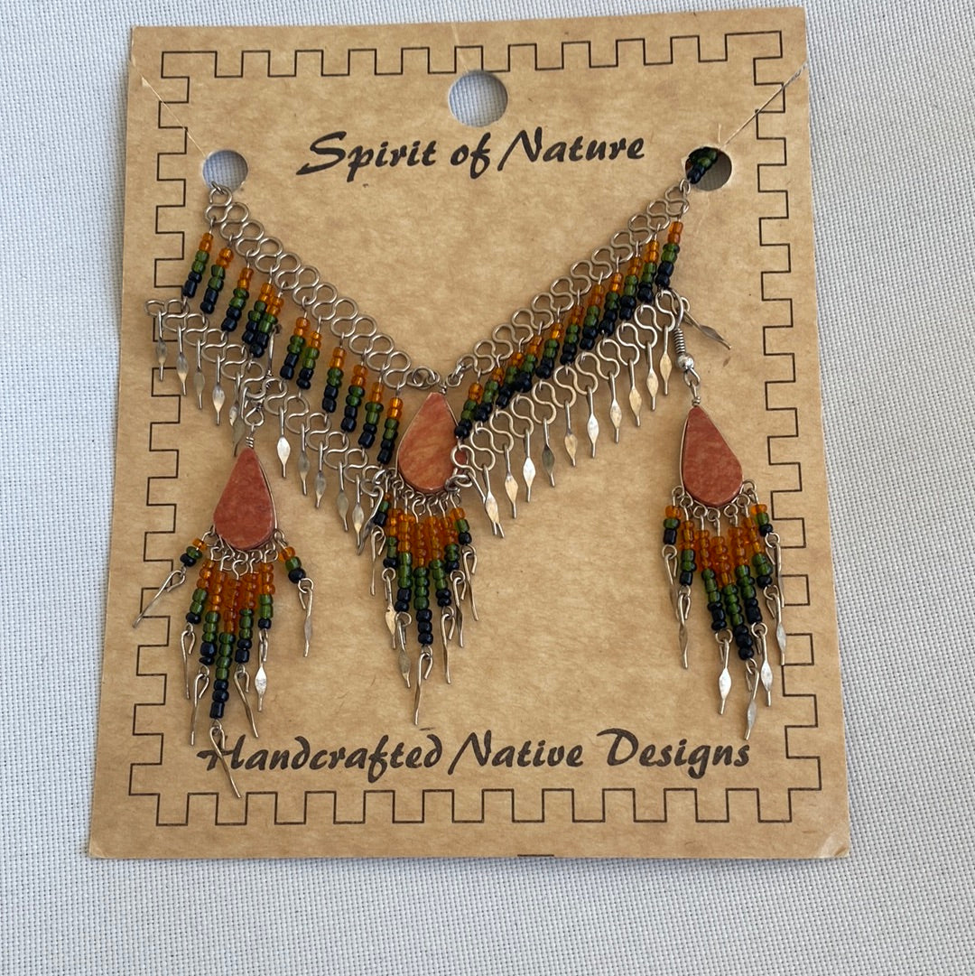 Spirit of Nature Native Necklace/Earring Set