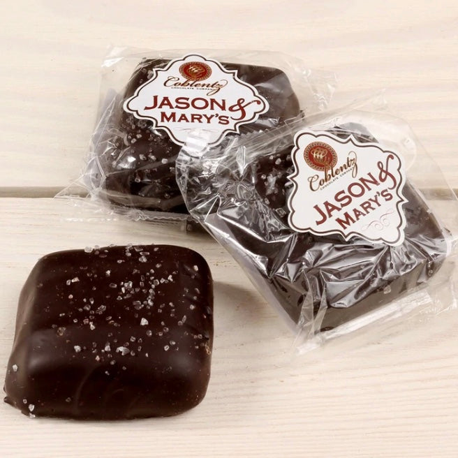 Dark Chocolate Caramels w/ Sea Salt 2.5oz