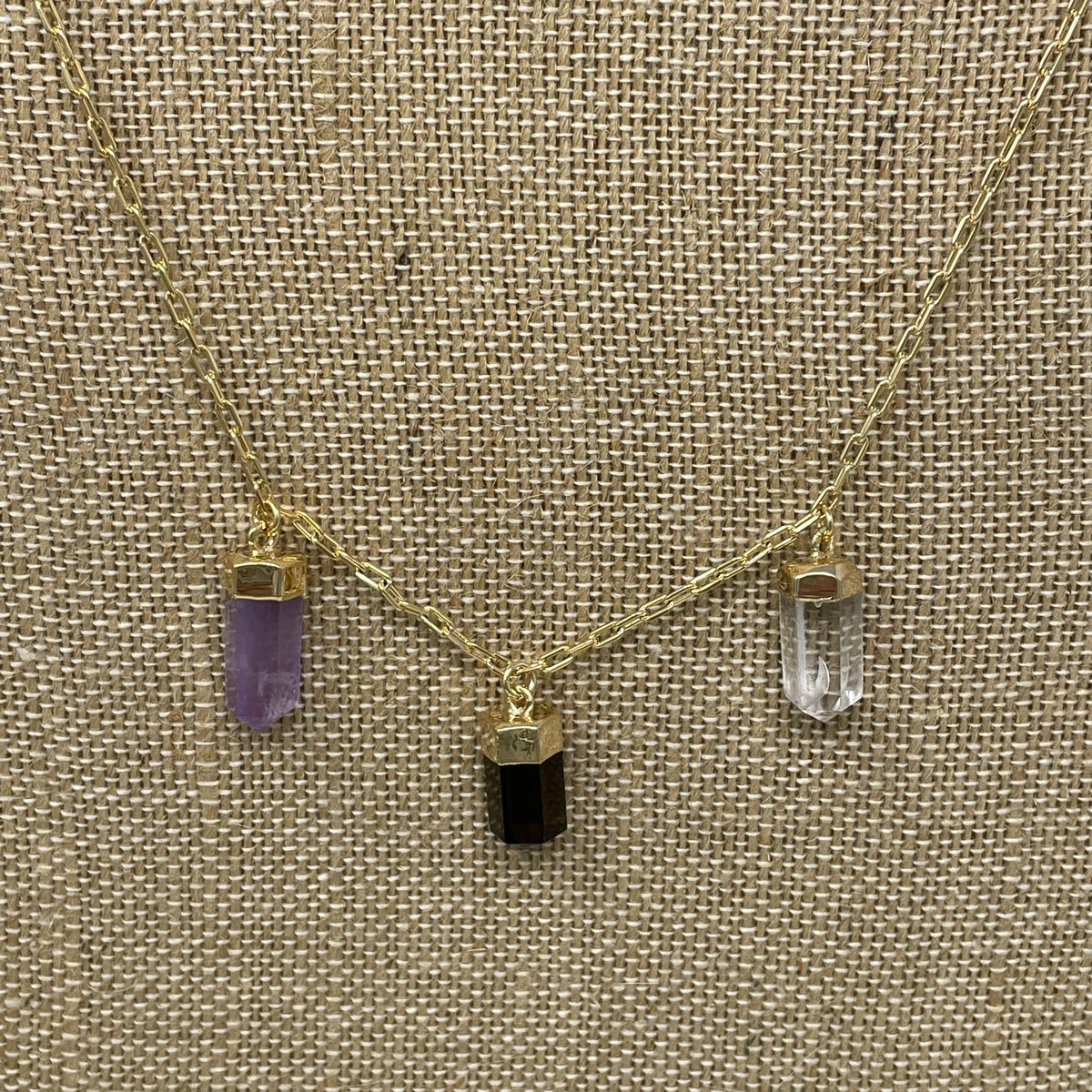 3 Crystal Necklace