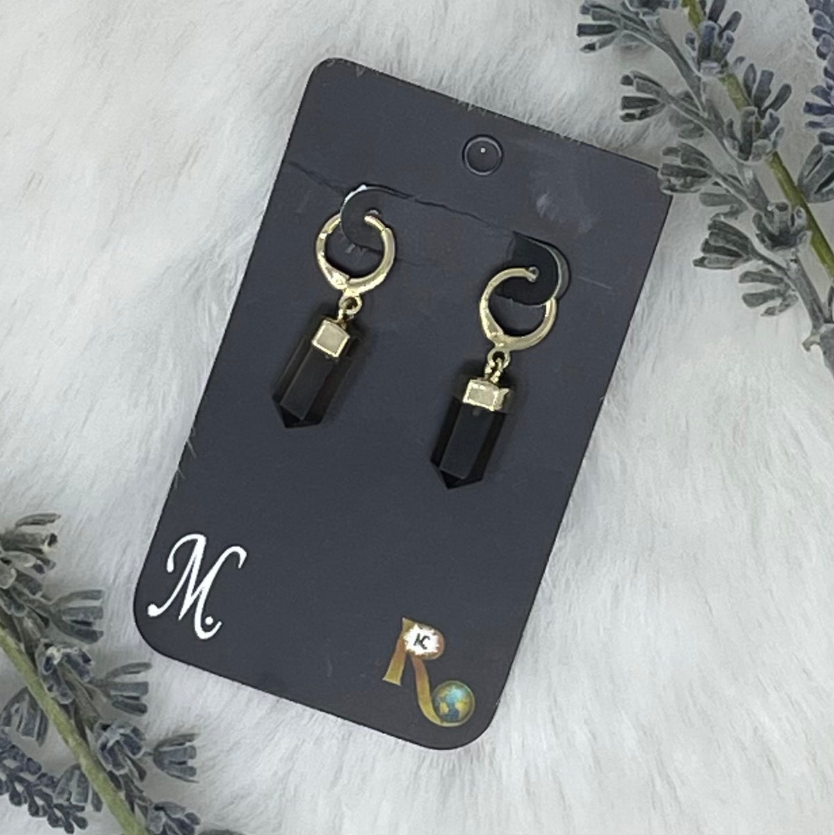 Dainty Quartz Crystal Earrings