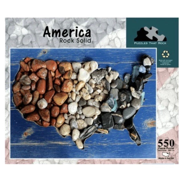 America Rock Solid 550 pc Puzzle
