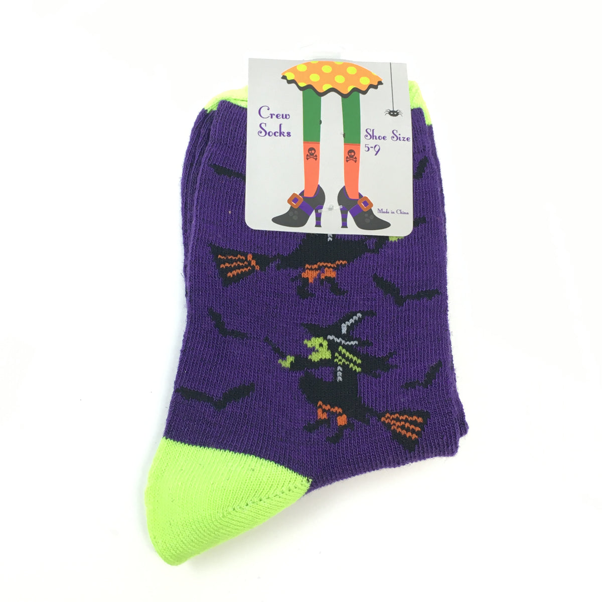 Ladies Halloween Low Cut &amp; Crew Socks
