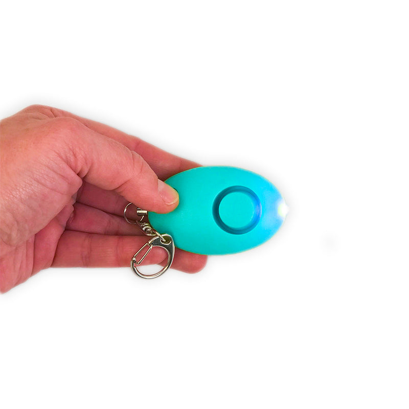 Mini Safety Alarm w/ LED Light Key Chain