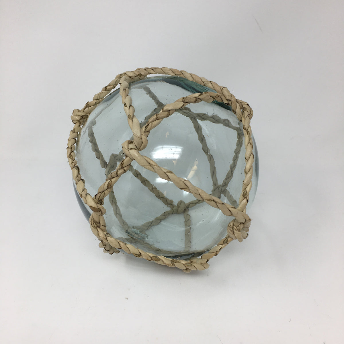 Glass Ball w/ Buri Rope Weave