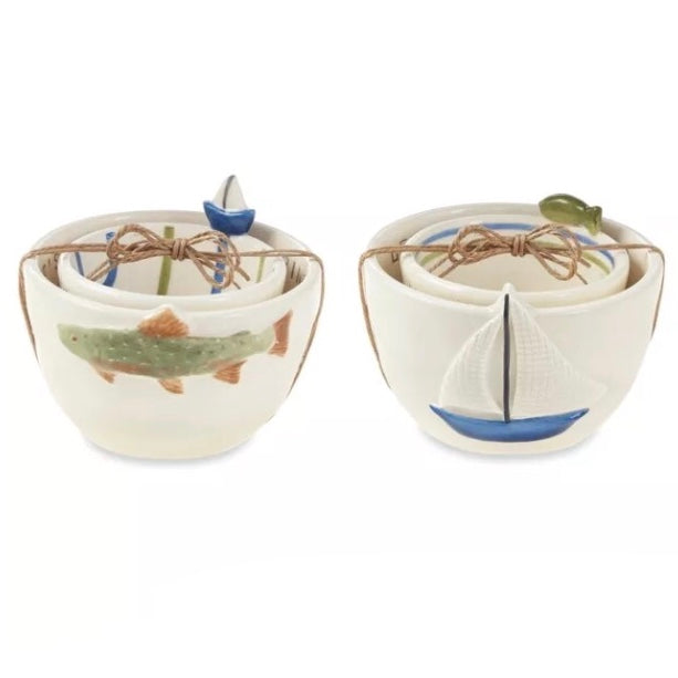 Sailboat Dip Bowl Set