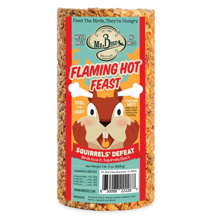 Flaming Hot Birdseed Feast Sm Cylinder