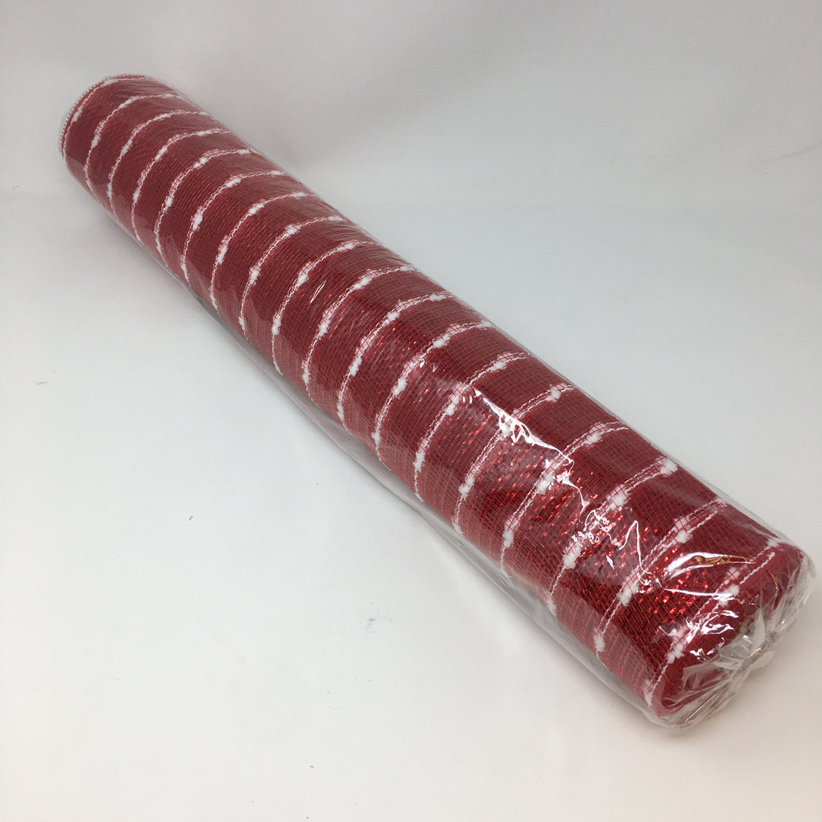 Metallic Snowball Red/White Mesh