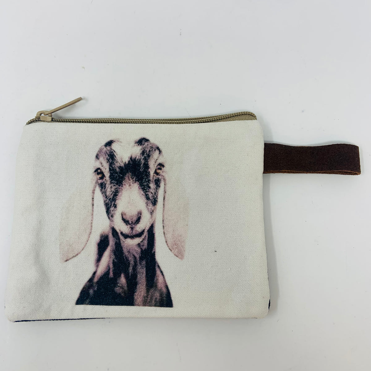 Medium Canvas Goat Pouch