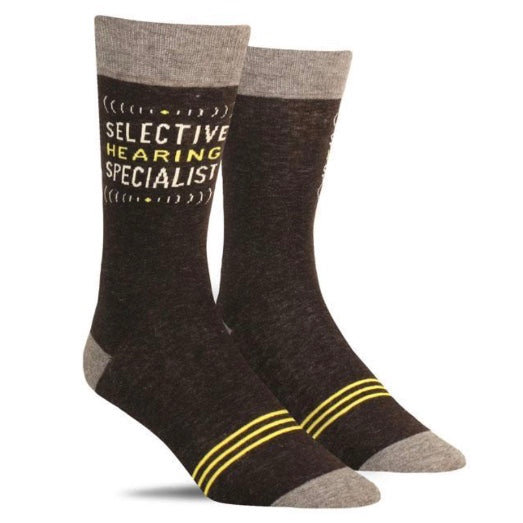 Selective Hearing Specialist Men&#39;s Socks