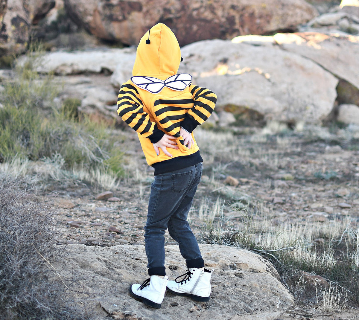 Buzz The Bee 3D Backpack Hoodie