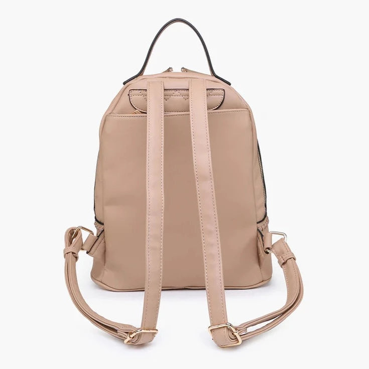 Marty 2 Compartment Backpack w/ Stitch Detail