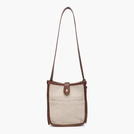 Aislin Herringbone Crossbody