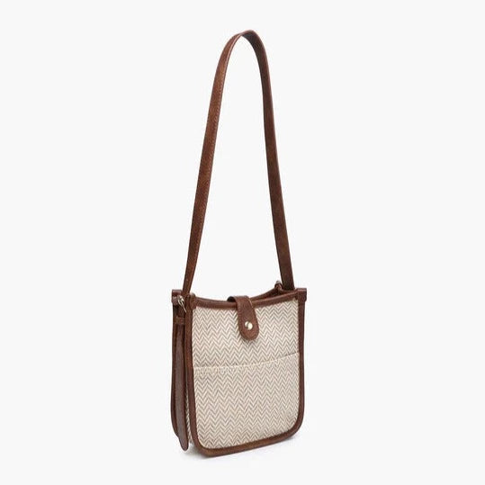 Aislin Herringbone Crossbody